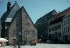 Rathaus und Neues Schloss in Sangerhausen  Archiv Vollrath 