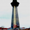 Denkmal Flamme der Freundschaft in Hettstedt Ende des Jahres 2005 (Bildautor unbekannt)
