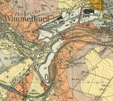 Geologische Situation im Bereich Hüneburg-Otto-Schächter Halde