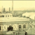 Kupferelektrolyse Oberhütte bei Eisleben, etwa 1900 (Foto Mansfeldarchiv)