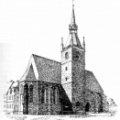 St. Annenkirche Zeichnung von Gustav Sommer 