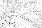 Übersichtskarte des Bergbaus im Bereich des Mönchstollens (Archiv Dr. S. König)