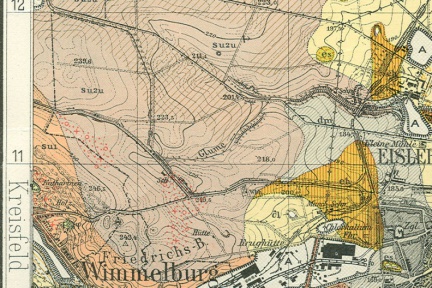 Geol Blatt- Ausschnitt Eisleben