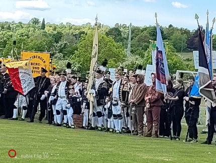 Bild 06 Aufstellen zur Abschlusszeremonie